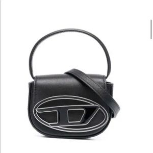 Diesel Black leather 1DR XS mini bag